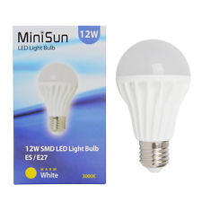 MiniSun Branded 12W SMD LED ( 100W Equiv. ) ES E27 GLS Light Bulb Bulbs - 3000K