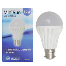 Daylight 12W SMD LED ( 100W Equiv. ) BC B22 GLS Light Bulb Bulbs