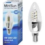 4w SMD LED Classic Twist Candle Lamp